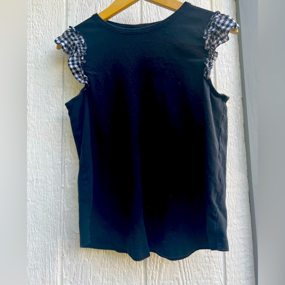 Gingham Trim Tank